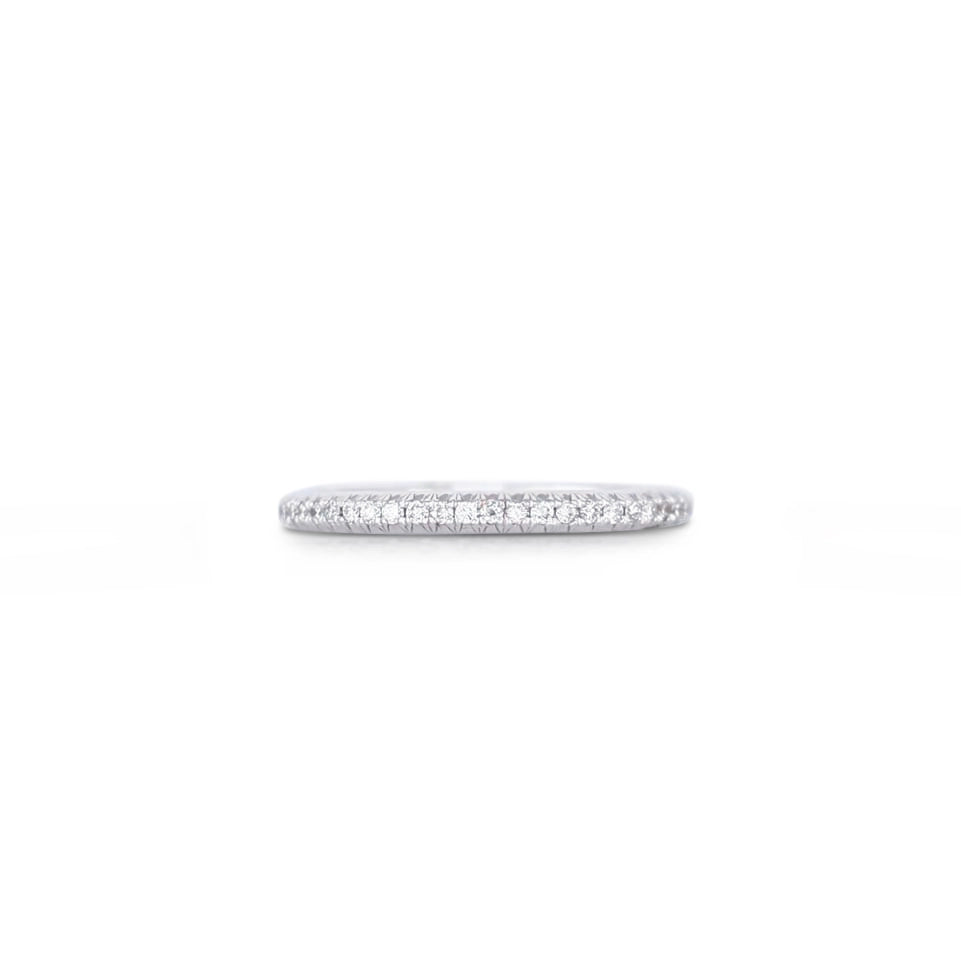 18K White Gold Diamond Eternity Band