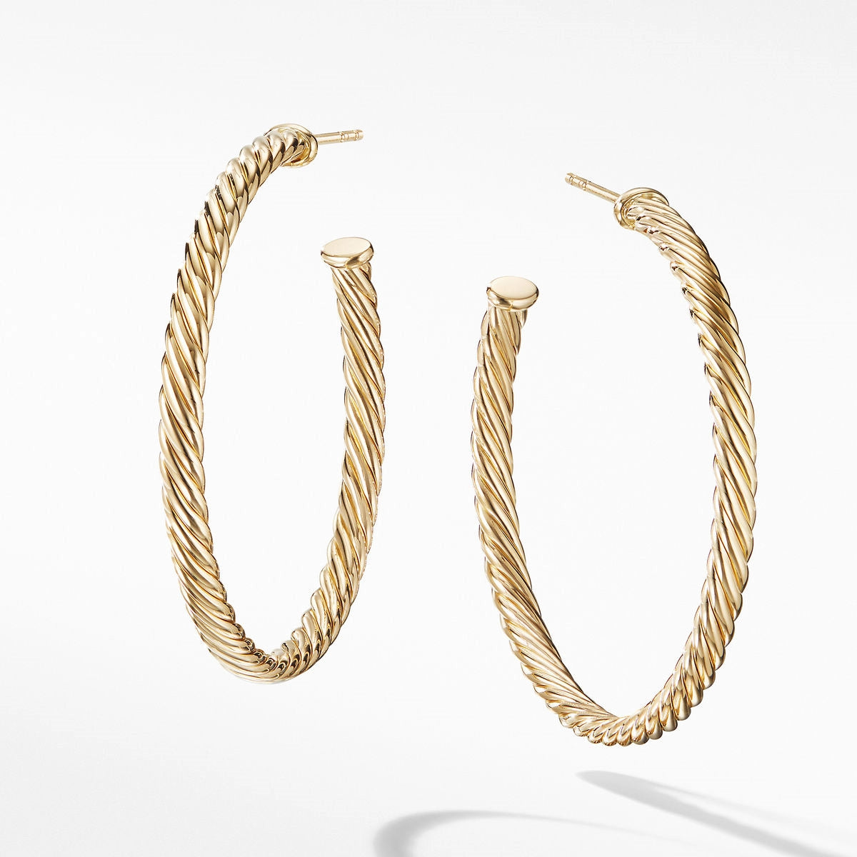 David Yurman Cablespira Hoop Earrings