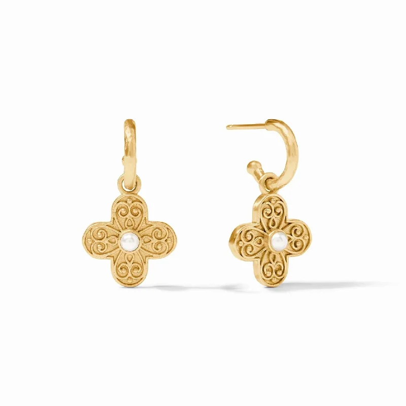 Corinth Hoop & Charm Earrings