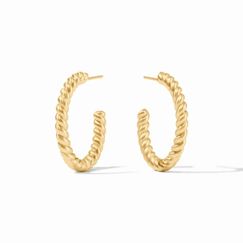 Nassau Hoop Earrings