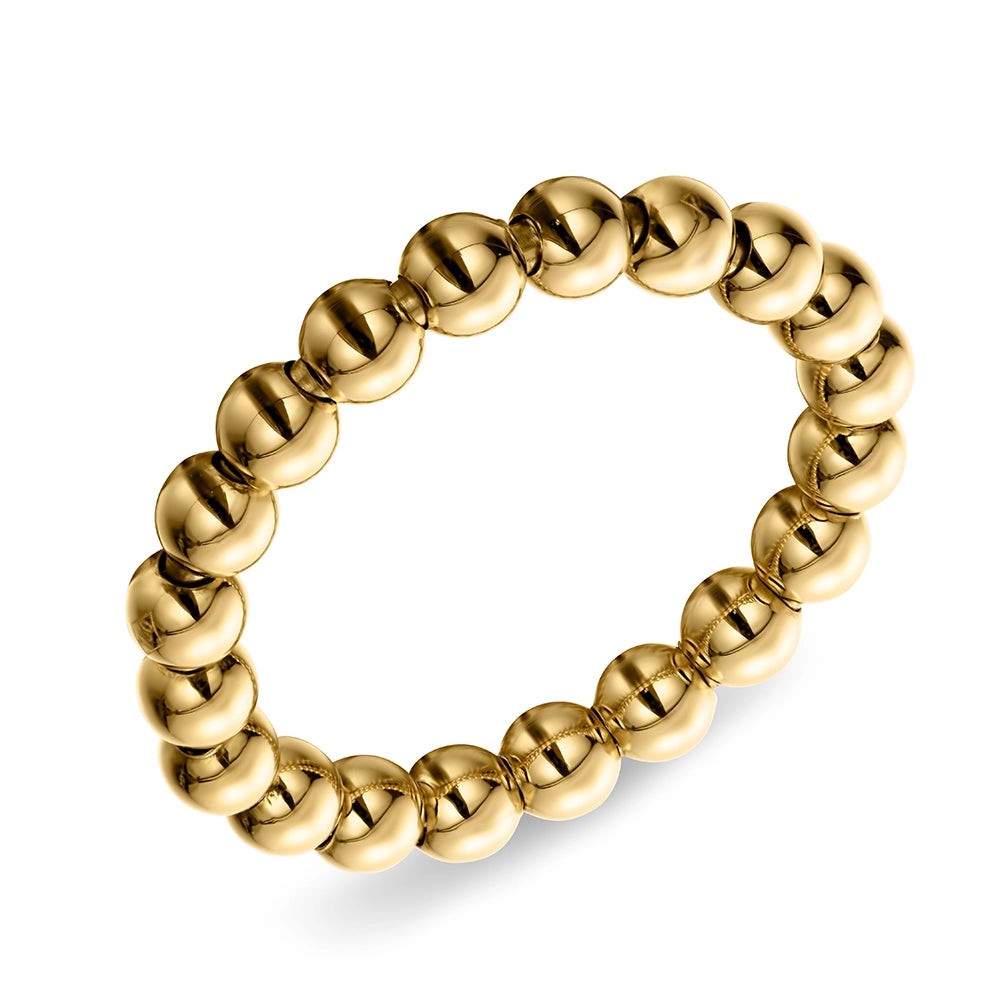 Hulchi Belluni 18K Yellow Gold Tresore Stretch Ring