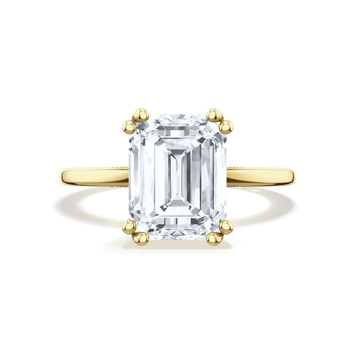 Tacori 18K Yellow Gold Diamond Semi-mount Ring