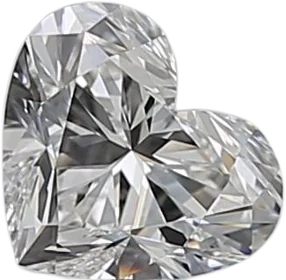 0.5 Carat G VVS2 Heart Natural Diamond