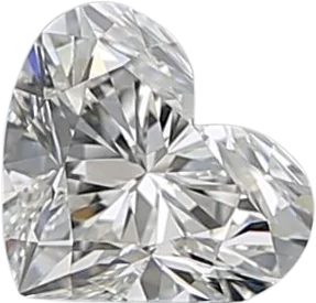 0.5 Carat H IF Heart Natural Diamond