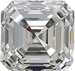 0.51 Carat I VVS1 Asscher Natural Diamond