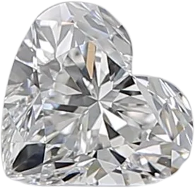 0.51 Carat E VVS2 Heart Natural Diamond