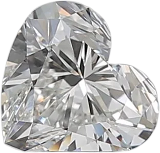 0.56 Carat G IF Heart Natural Diamond