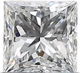 0.56 Carat E VS2 Princess Natural Diamond