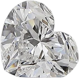 0.6 Carat D VS2 Heart Natural Diamond