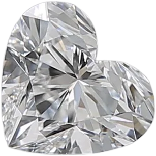 0.61 Carat D VS1 Heart Natural Diamond