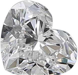 0.67 Carat D VS1 Heart Natural Diamond