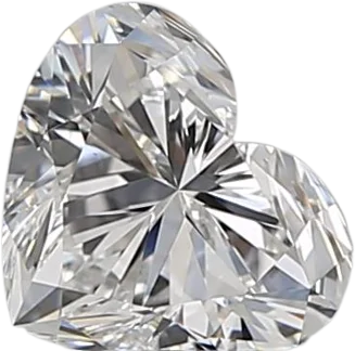 0.7 Carat E VVS2 Heart Natural Diamond