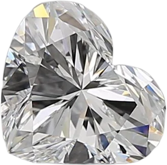 0.71 Carat E VS1 Heart Natural Diamond