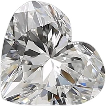 0.73 Carat E IF Heart Natural Diamond