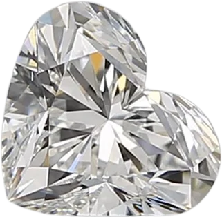 0.73 Carat F VS2 Heart Natural Diamond