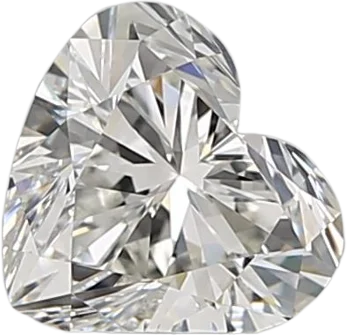 0.75 Carat H VVS2 Heart Natural Diamond