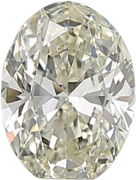 0.75 Carat L VVS1 Oval Natural Diamond