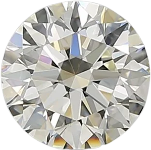 0.77 Carat L VVS2 Round Natural Diamond