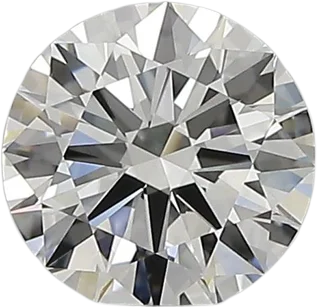 0.8 Carat F IF Round Natural Diamond