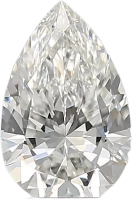 0.83 Carat F VVS2 Pear Lab Diamond