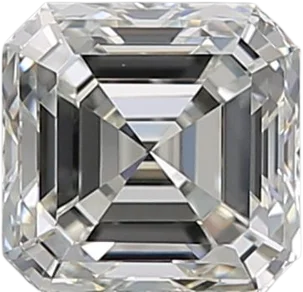 0.9 Carat I VVS1 Asscher Natural Diamond