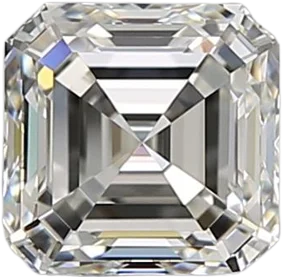 0.9 Carat I VVS2 Asscher Natural Diamond