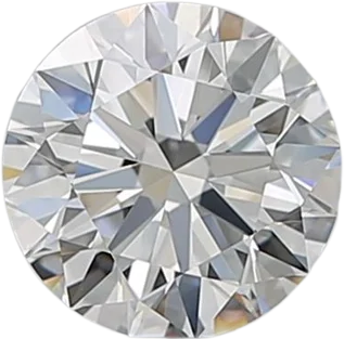 0.9 Carat H IF Round Natural Diamond