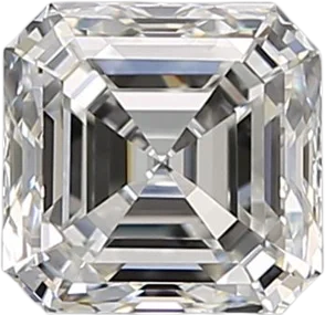 0.91 Carat G VVS1 Asscher Natural Diamond