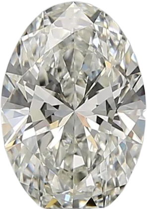 0.91 Carat I IF Oval Natural Diamond