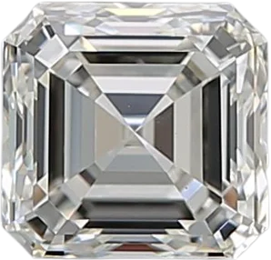 0.93 Carat J VS1 Asscher Natural Diamond