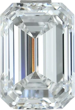 1 Carat D VVS2 Emerald Lab Diamond