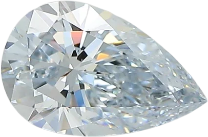 1 Carat H VVS2 Pear Lab Diamond