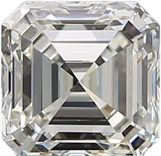 1.01 Carat I VVS1 Asscher Natural Diamond