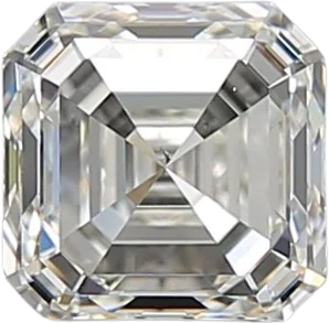 1.01 Carat J SI1 Asscher Natural Diamond