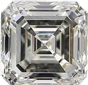 1.01 Carat J VS1 Asscher Natural Diamond