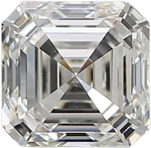 1.01 Carat J VS1 Asscher Natural Diamond