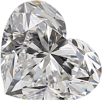 1.01 Carat D VVS1 Heart Natural Diamond