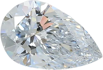 1.02 Carat F VVS1 Pear Lab Diamond