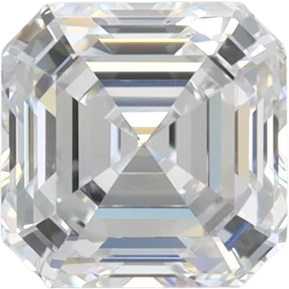 1.05 Carat D VVS2 Asscher Lab Diamond