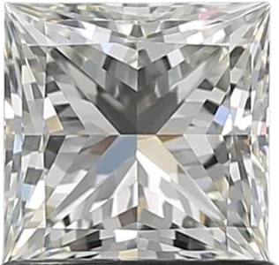 1.05 Carat J VVS2 Princess Natural Diamond