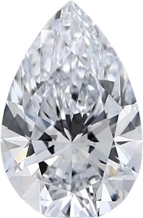 1.08 Carat F VVS2 Pear Lab Diamond