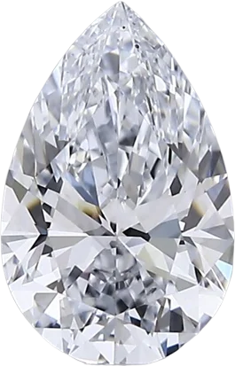 1.12 Carat F VVS2 Pear Lab Diamond