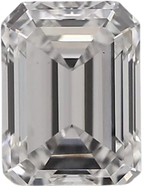 1.23 Carat F vs1 Emerald Lab Diamond