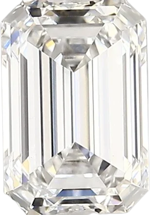 1.29 Carat E vvs2 Emerald Lab Diamond