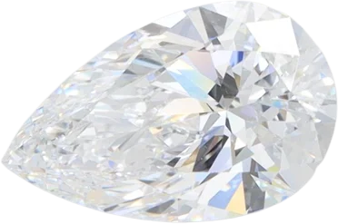 1.54 Carat D VVS2 Pear Lab Diamond