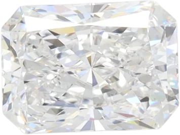 1.54 Carat D VVS2 Radiant Lab Diamond