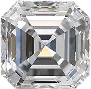 1.56 Carat D SI1 Asscher Lab Diamond