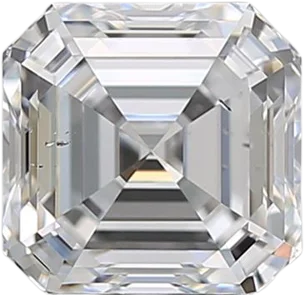 1.56 Carat D SI1 Asscher Lab Diamond