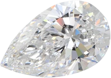 1.57 Carat E VVS2 Pear Lab Diamond