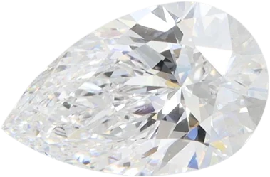 1.59 Carat D VVS2 Pear Lab Diamond